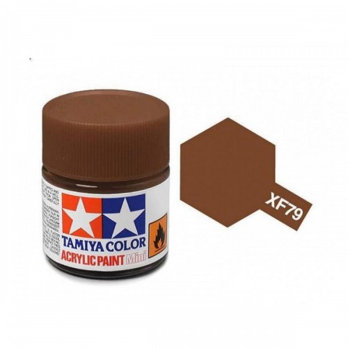 TAMIYA XF-79 LINOLEUM DECK BROWN - ACRYLIC PAINT MINI (FLAT) 10ML